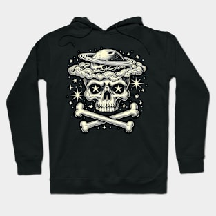 Planet Skull - Skull and Crossbones Hoodie